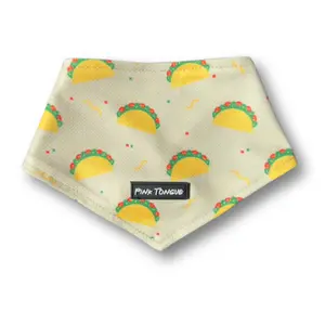 Taco Dog Bandana | Pink Tongue