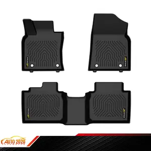All Weather TPE Floor Mats Liners Fit For 2018 Lexus ES200 First and Second Rows