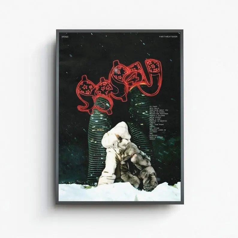 Drake Partynextdoor SSS4U Album High Quality,Drake Partynextdoor Poster, Music Poster, Album Cover Poster, Wall Decor, Music Gift