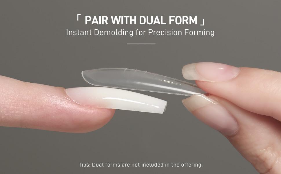 GAOY Watery Crystal Poly Gel for Nail Extensions, 30g Nail Builder Gel, Thin Viscosity, Easy Application & High Hardness Holiday Gift Pick, Milky White 01