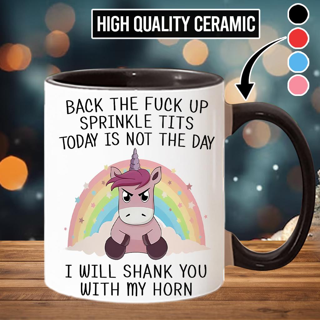 I May Sparkle, But Don't Underestimate My Rage Mug, Funny Unicorn Coffee Mug - Funny Gift Mug For Best Friend - scs10159