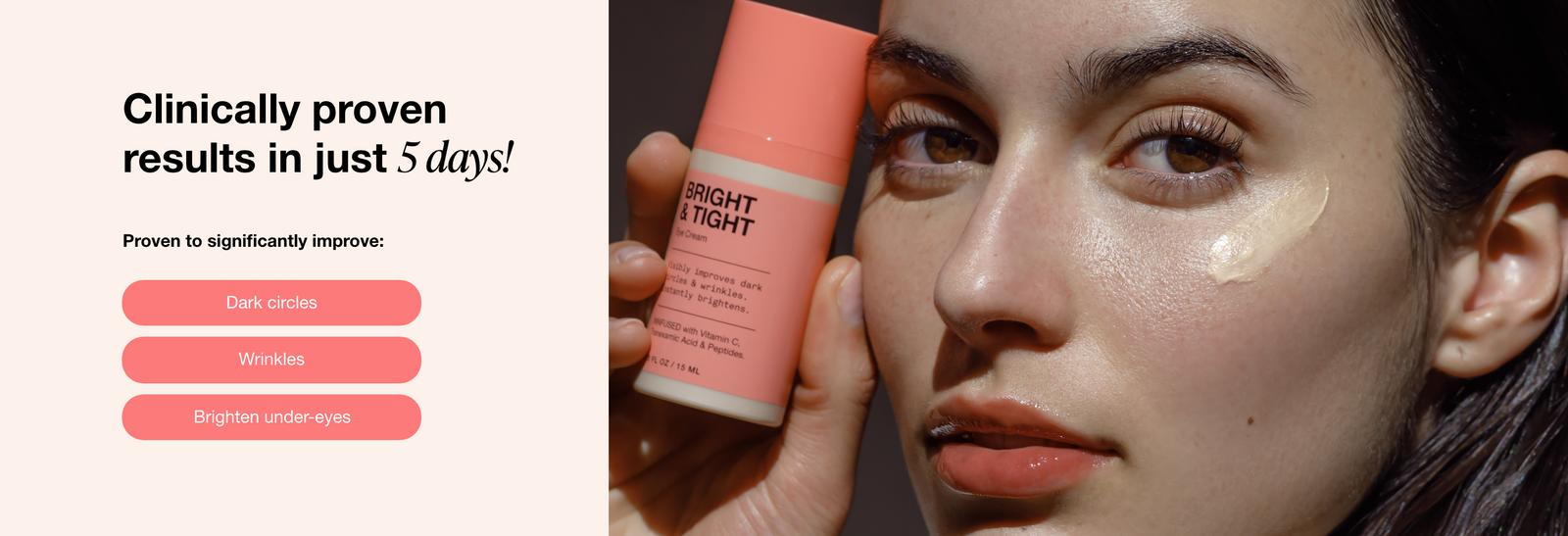 INNBEAUTY PROJECT Bright & Tight Dark Circle Firming Eye Cream with Vitamin C & Peptides INNBEAUTY PROJECT Bright & Tight Dark Circle Firming Eye Cream with Vitamin C & Peptides