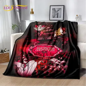 Aura Blankets 2026 H-Hazbin Hotel Charlie Cartoon Soft Blanket,Soft Throw Blanket for Home Bedroom Bed Sofa Picnic Travel Cover Child Gift Superb Christmas blanket gift