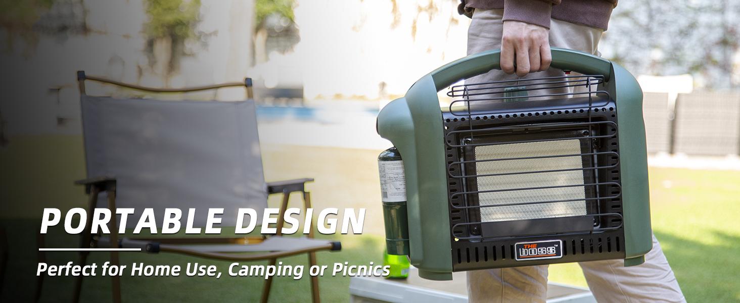 THE BOSS Propane Heater, Outdoor Portable Heater, Camping Propane Heater, Outdoor Patio Heaters Heating System Christmas Gift THE BOSS Propane Heater, Outdoor Portable Heater, Camping Propane Heater, Outdoor Patio Heaters Heating System Christmas Gift