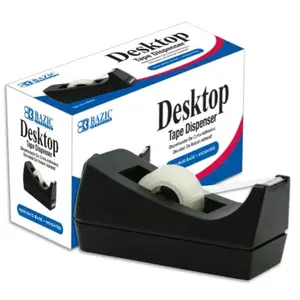 School supplies, 2 pcs BAZIC 1" Core Desktop Tape Dispenser, offices, schools, classroom, birthday pencils, on your test, do your best pencil