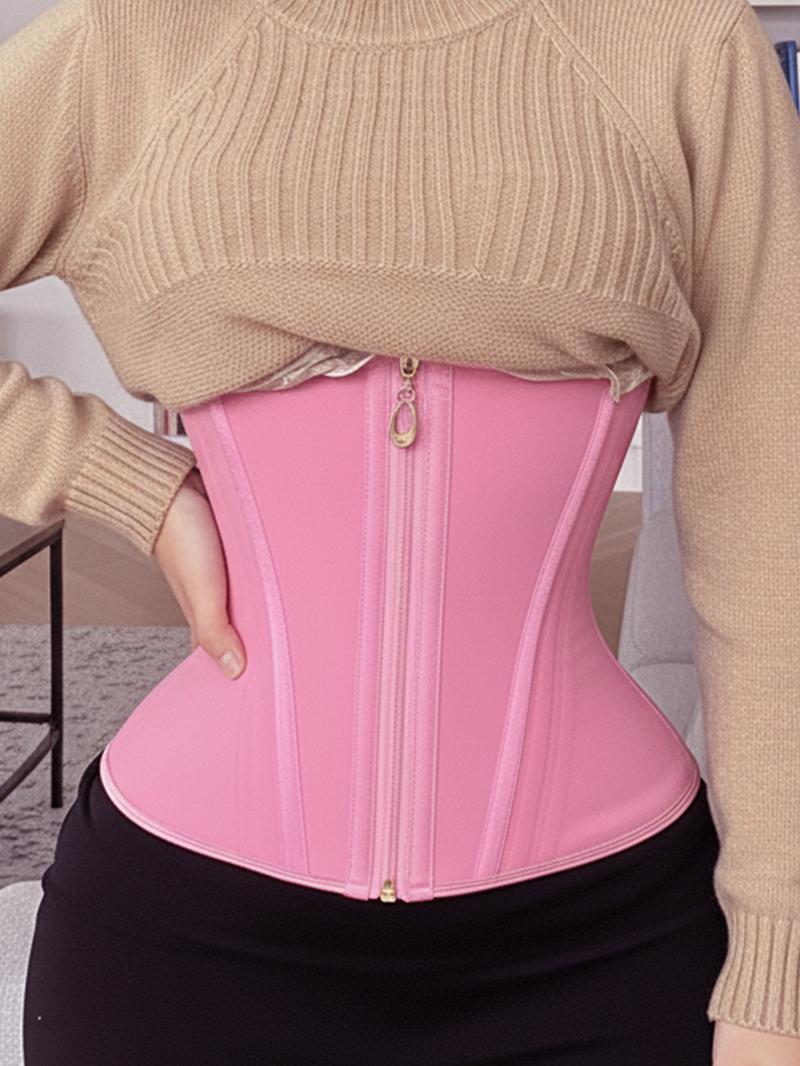 Women's sports belt, pure natural latex corset waist seal, suitable for daily yoga waist slimming, body shaping, body slimming and belly-tightening Columbia belt Shapewear Womenswear