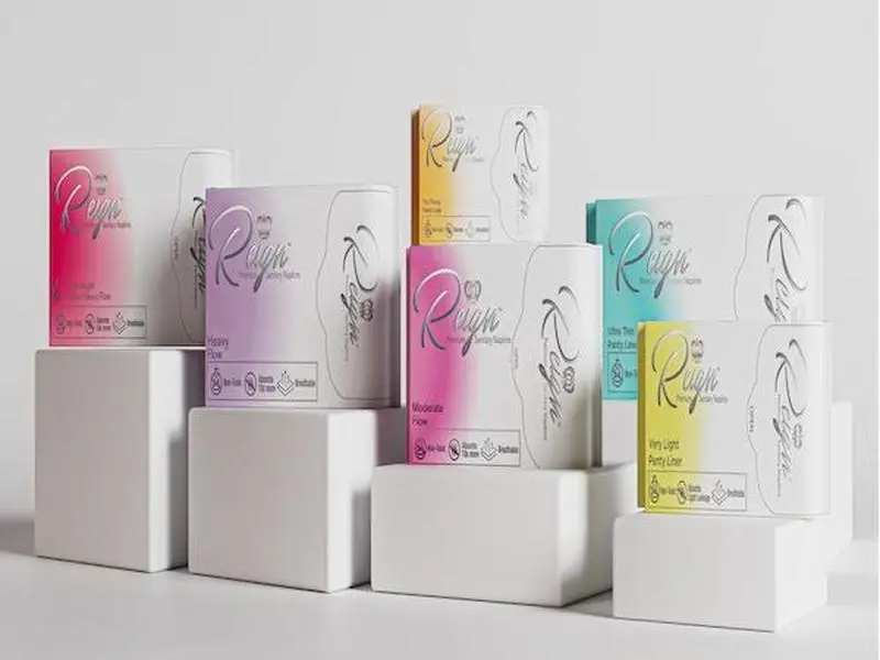 Reign Sanitary Napkins & Panty Liners Super Absorbent Fragrance Free