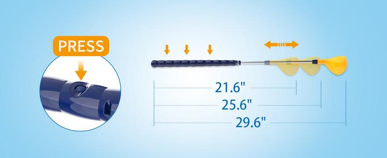 EagleStone Golf Set with Foot Pedal Launcher, Golf Toy, Includes Adjustable Golf Club, 15 Balls & Golf Cart, Indoor&Outdoor Sports Gift, Valentine's Day gift​