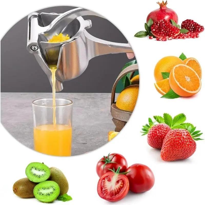 Manual Aluminum Juicer – Strong Hand Press for Citrus & Pomegranate, Ergonomic Grip, Easy to Use & Clean