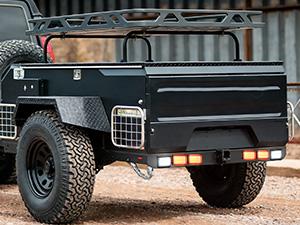 Nilight 5” X 3” Rectangular Trailer Tail Light 4 PCS White Red 24LED Brake Turn Signal Reverse Lights w/Flush Mount Grommets Plugs IP67 Waterproof for 12V Truck ATV UTV Trailer Bus RV Camper