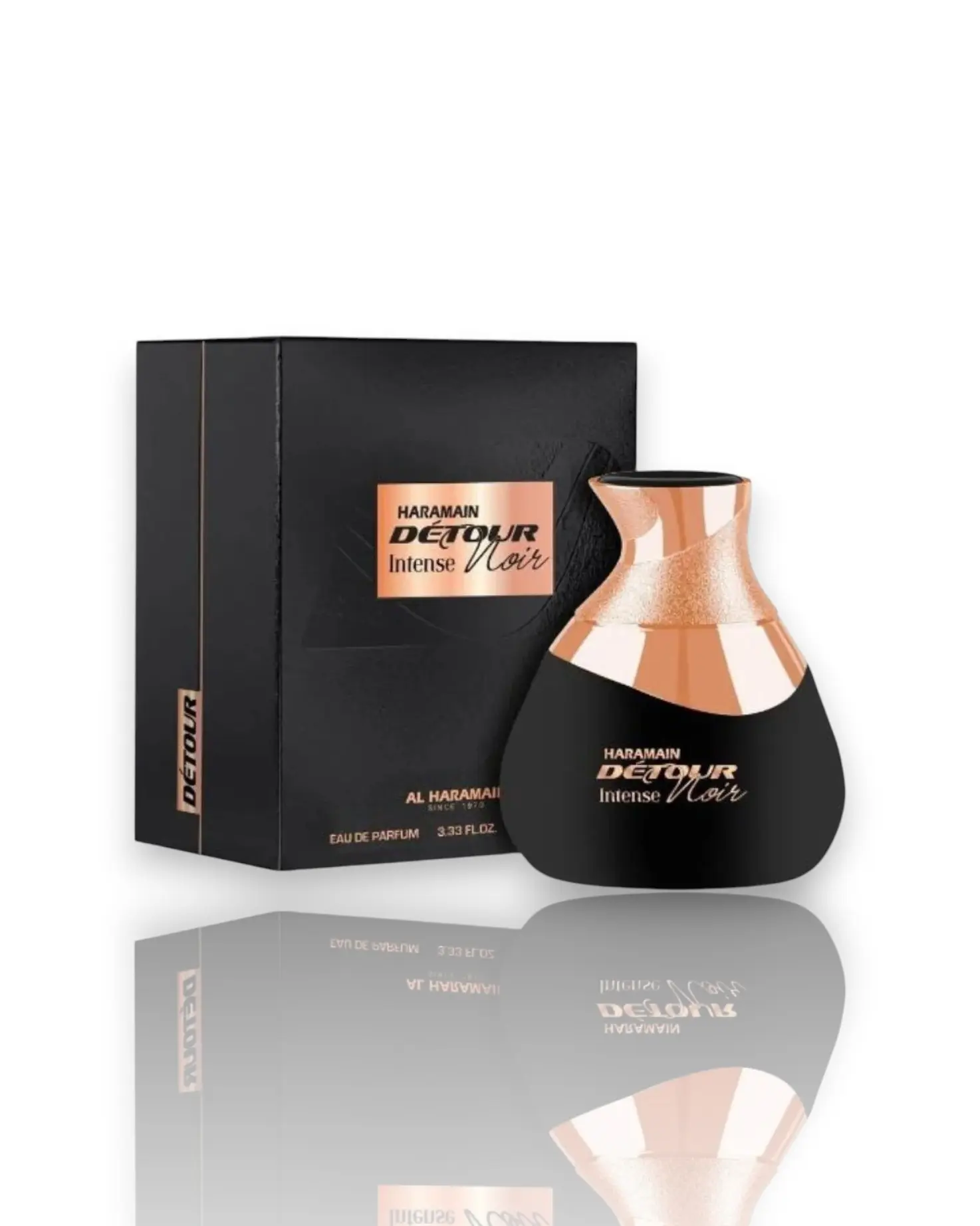 Al Haramain | Detour | Intense Noir | Unisex Fragrance | 100 ML 3.4 OZ | Eau De Parfum | Cardamom - Heliotrope & Pink Pepper