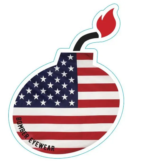 American Flag Bomb Car Decal - Automotive Decorative Stickers for Car Exterior Accessories, Sticker For Cars, Car Truck Decal