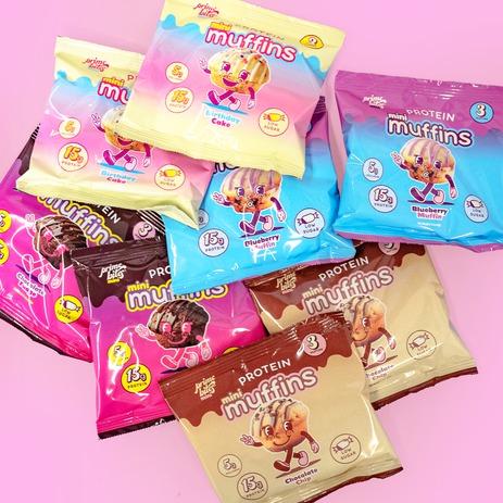 Prime Bites Mini Muffin Variety Pack - 15g Protein and 5g Collagen