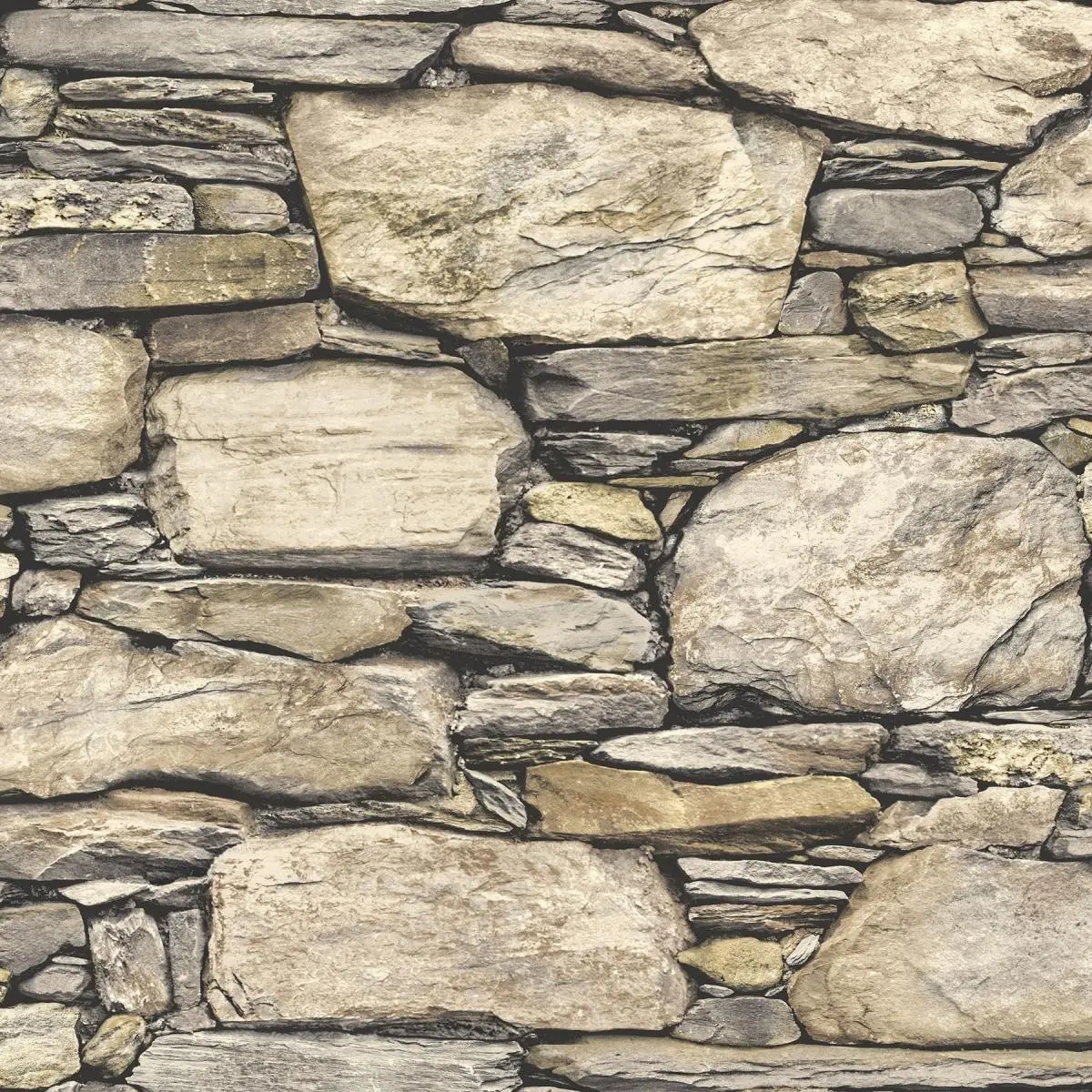 NuWallpaper 212 MAIN Self Adhesive Artificial Stone Look Hadrian Peel & Stick Easy Removal Wallpaper, Single Roll Design NU2065, Self Adhesive Wallpaper, Artificial Stone Wallpaper