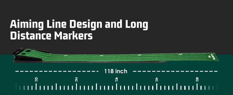 ROPODA 9ft Portable Putting Green with Auto Ball Return Function, Includes Portable Putting Mat, Ideal for Home and Office Use