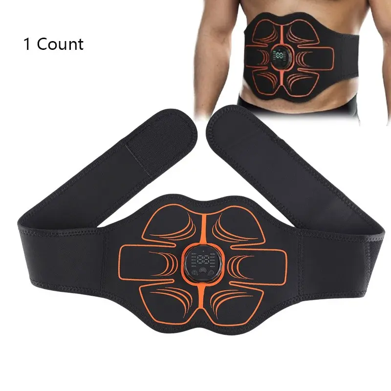 Abdominal Massage Pad, 10 Modes 30 Levels Abs Fitness Waist Massager, Ab Core Trainer for Home Gym & Daily Use, Comfortable Design, Stomach Body Sculpting Tool, Body Sculpting Machine