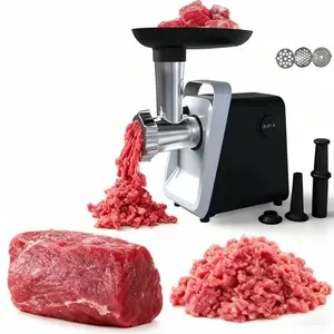 American standard two plug 2800W electric meat grinder, with a speed of 200, made of ABS shell and cast aluminum meat grinder, suitable for home kitchen use
