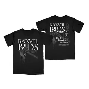 Black Veil Brides North America Tour T-Shirt – Gothic Rock Band Double Sided  2026 Concert Shirt for Fans, shirts men, shirts women.