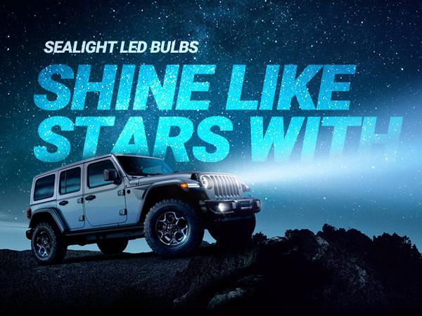 2015 GMC Yukon XL H11/H8/H9/H16 15W 6000K White IP67 LED Headlight Bulb 2PCS SEALIGHT S1