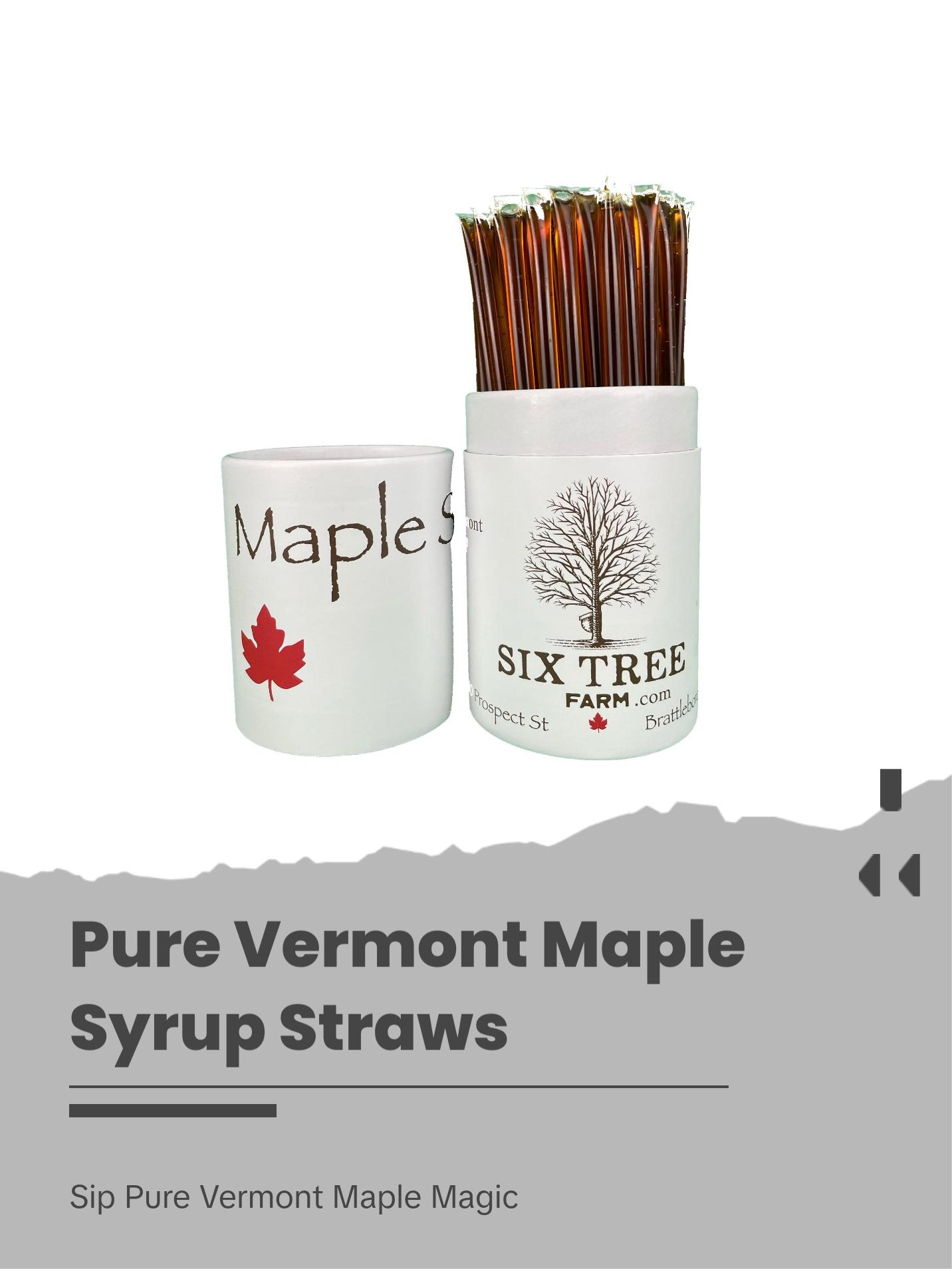 Maple Saplings - Maple Sticks - Maple Straws - 100% Pure State of Vermont Maple Syrup