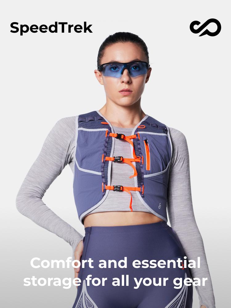 Fanka SpeedTrek Vest - Women's Running and Hiking Vest, Multi-pocket, Durable, Quick-drying