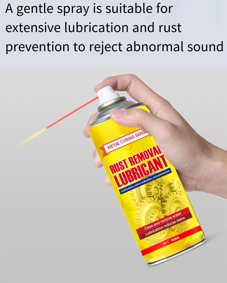 Multi-Function Rust Removal Spray-180ML forLubrication,Rust Prevention & Noise Reduction