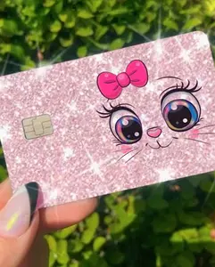 ExotixCard ultra bling reflective card skin back information