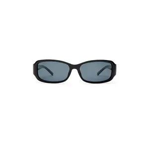Le Specs Gigglemug Sunglasses in Black & Smoke Mono Polarized