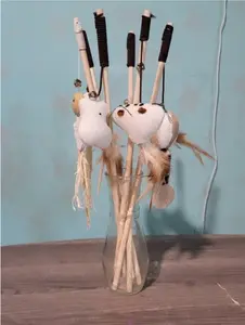 Wood Wand Toys with Elastic String and Variety of Toys