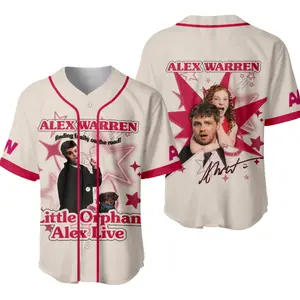 Little Orphan Alex Live Tour Jersey Style Shirt, ALex Warren Music Shirt, Special Gift For Music Fan