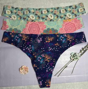 Seamless Stretch Printed Panty Set (3 Pieces)