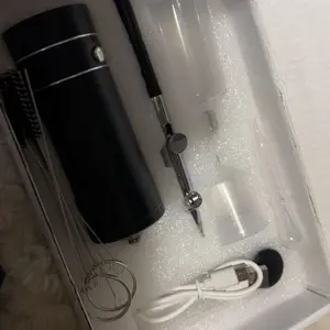 Electric Mini Air Compressor Machine, 1 Set Rechargeable Paint Spraying Tool with Accessories for Nail Art Tattoo Craft Cake, Airbrush Tool for DIY, Power, Handle, Tool Kit, Expert Airbrush Kit, Handheld Power Airbrush