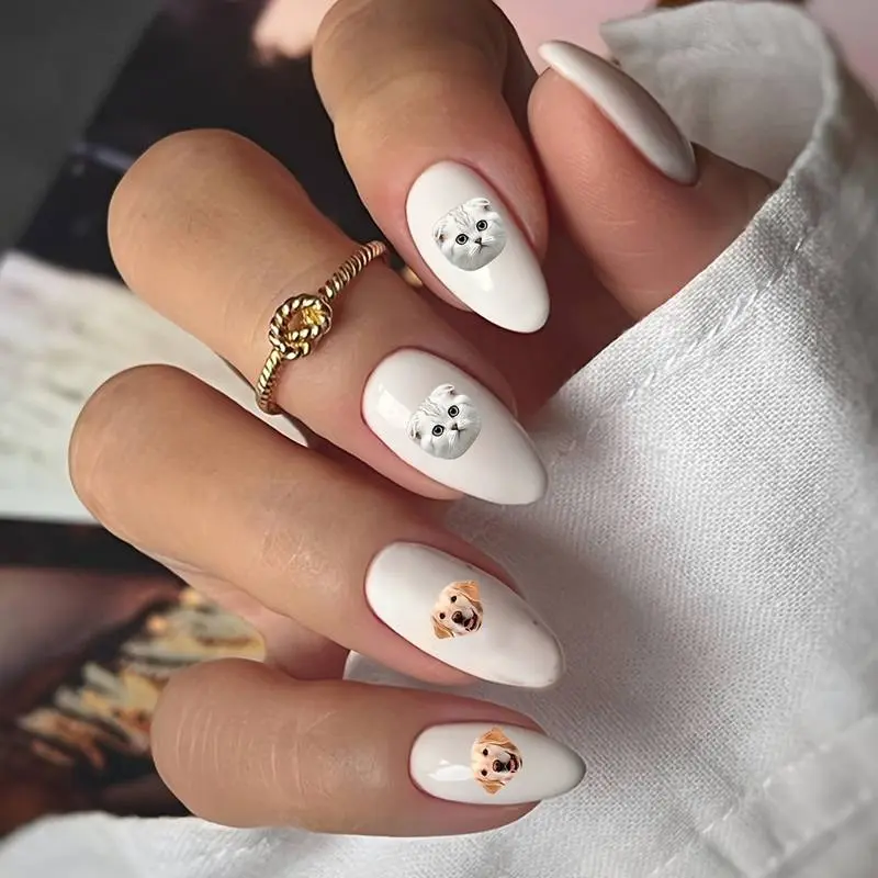 Custom 1-5 Face Nail Stickers, Personalized Nail Stickers for Nail Art, Customized Nail Stickers for Women, Customizable Photos And Picture Nail Decals, Face Stickers, Birthday Gifts, Couples