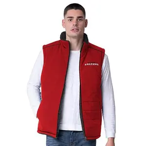 Football Fan Shop Officially Licensed NFL by Carl Banks Reversible Vest with Pockets - Falcons