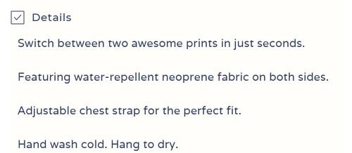 Howdy, Honey Reversible Harness