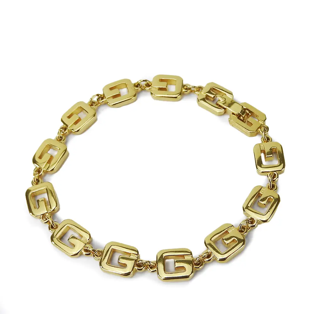 Pre-owned GIVENCHY Gold-plated Small Leather Goods Bracelet