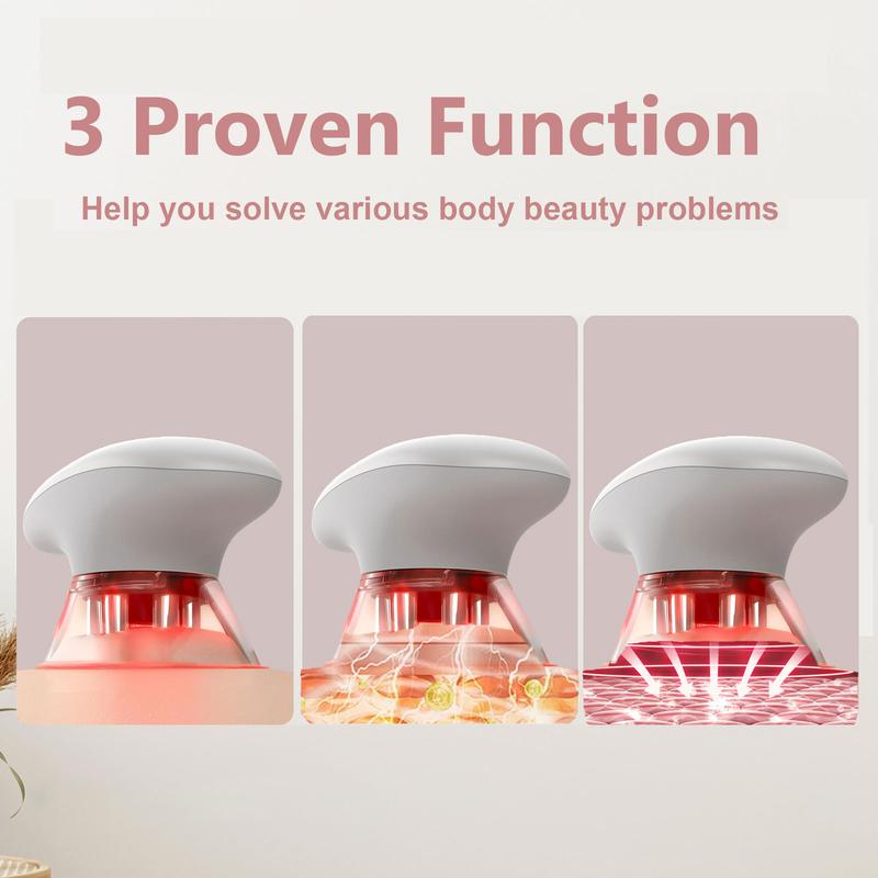 Massager with Vitamin C Oil for Complete At-Home Body Care Experience 3-in-1 Technology & Hydration Benefits