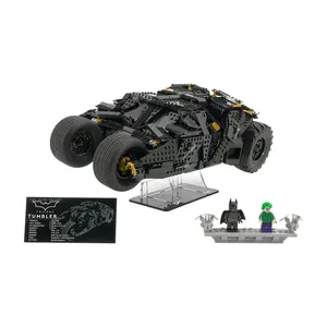 Acrylic Display Stand Compatible with LEGO® 76240 DC Batman Batmobile Tumbler - Set Not Included