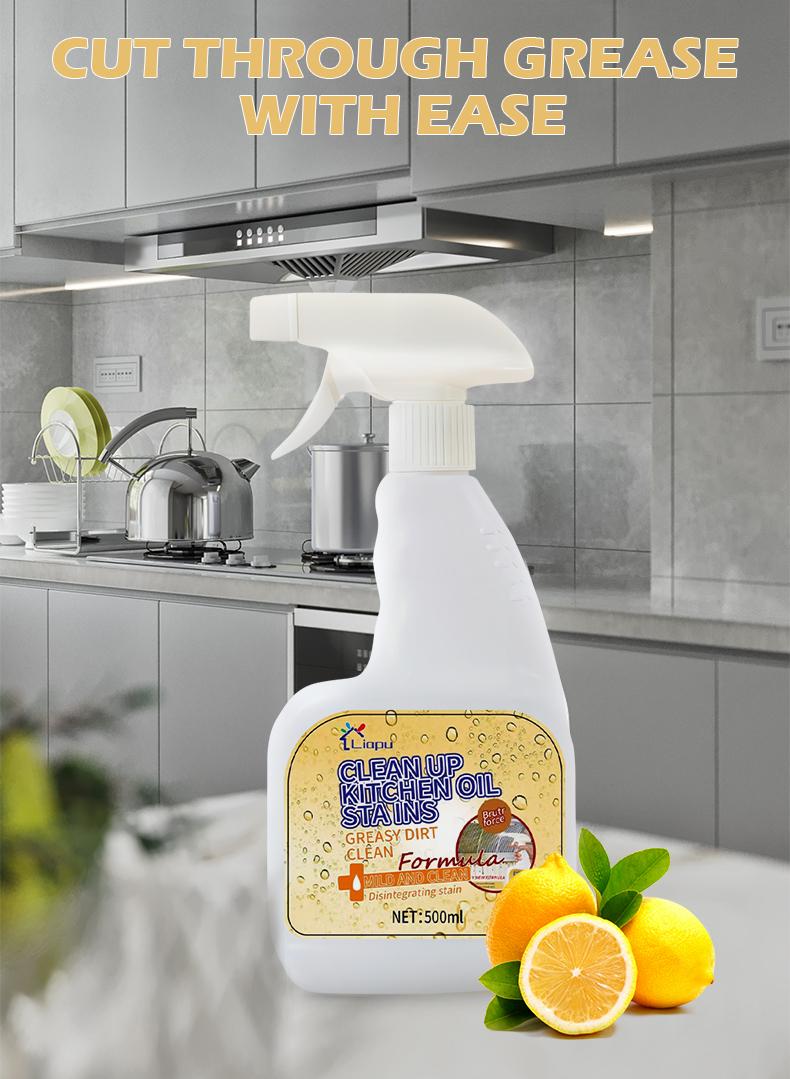 Liapu ProClean+ - Advanced Multi-Surface Cleaning System with Precision Spray Technology for Kitchen Mastery & Appliance Care (Oven/Stove/Range Hood/Household) Antibacterial All-Purpose Kitchen Spray Cleaner