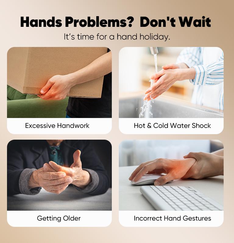 CINCOM Portable Hand Massager, Cordless, Advanced Airwave Technology, Customized Mode & Heating Function, Long-Lasting Battery Life, Auto-Off Feature, Perfect for Daily Relaxation, Comfort, White, Ideal Gift for Christmas & Birthday,dorm essentials,sohoch