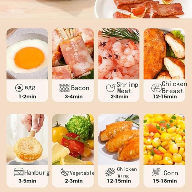 2026 Non-stick Star Hole Design Egg Frying Pan,4 Hole Skillet with Handle,Granite-Style Breakfast Skillet,Medical Stone liner,Nonstick,Easy to Clean,for Breakfast, Eggs,Burgers,for all stoves,Beige,20*20*3.5cm