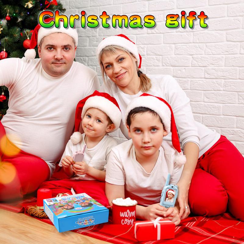 Kids Video Walkie Talkies Toys 2 Pack Long Range Communication with Camera Ideal for 3-12 Year Olds Colorful Audio for Outdoor Indoor Play Holiday Christmas Gifts