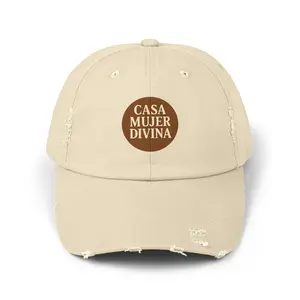 Casa Mujer Divina Distressed Baseball Cap — Spanish Inspirational Hat