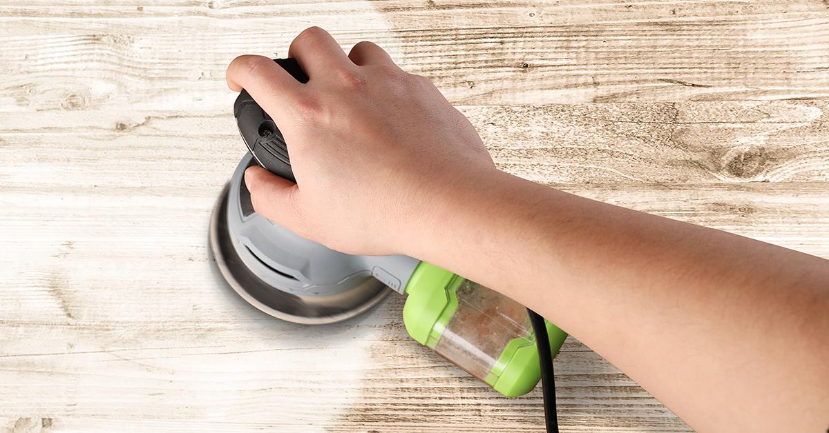 WORKPRO 5-Inch Random Orbit Sander, 6 Variable Speeds 7000 to 14000 RPM, 2.5 Amp Electric Sander for Woodworking with Dust Collector, 15pcs Sandpapers