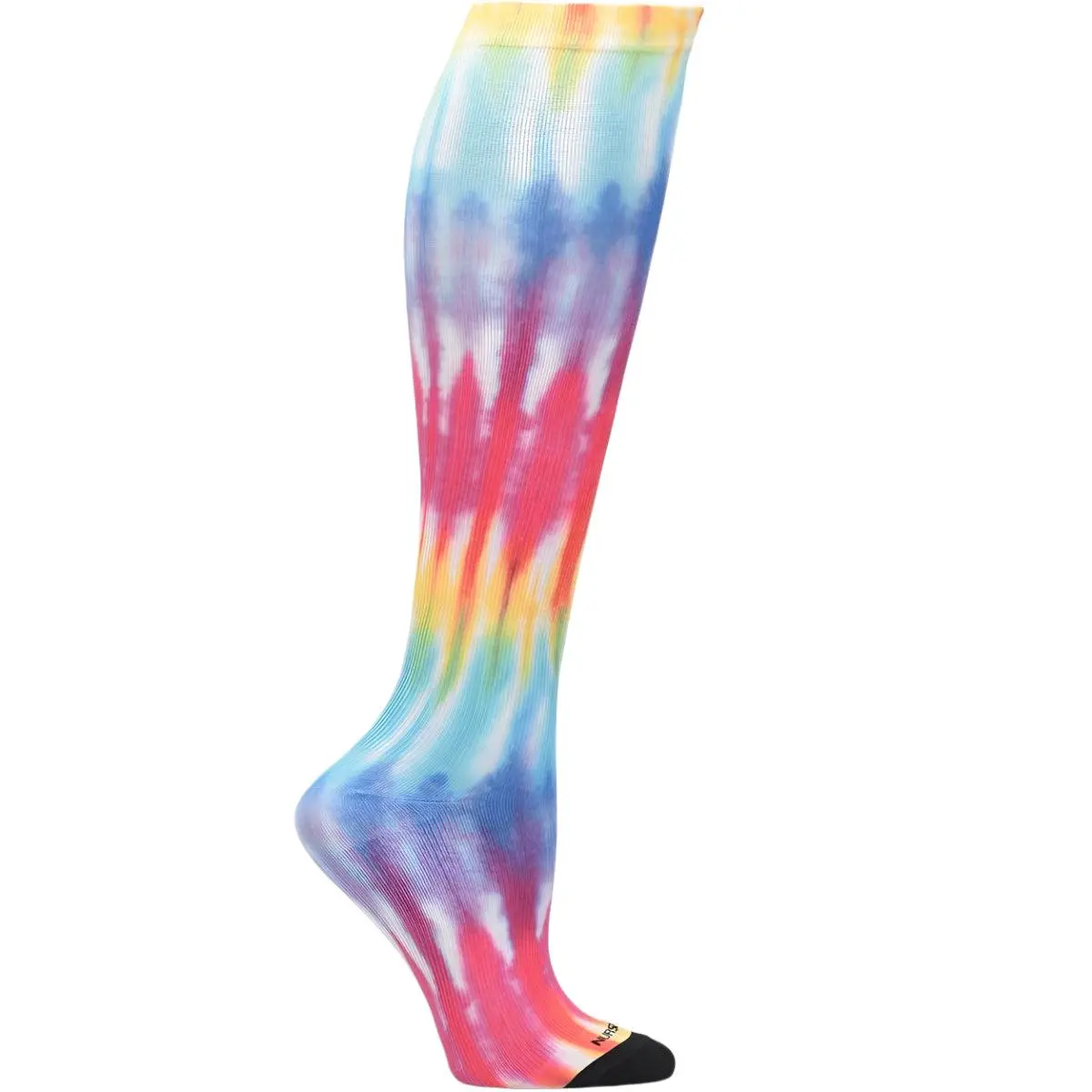 Nurse Mates Compression Socks Seamless 360° Wide Calf Up To 22"