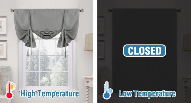 H.VERSAILTEX 100% Blackout Tie Up Curtains for Bedroom Thermal Insulated Kitchen Curtains Rod Pocket Blackout Curtains for Small Window / Bathroom with Black Liner H.VERSAILTEX 100% Blackout Tie Up Curtains for Bedroom Thermal Insulated Kitchen Curtains Rod Pocket Blackout Curtains for Small Window / Bathroom with Black Liner