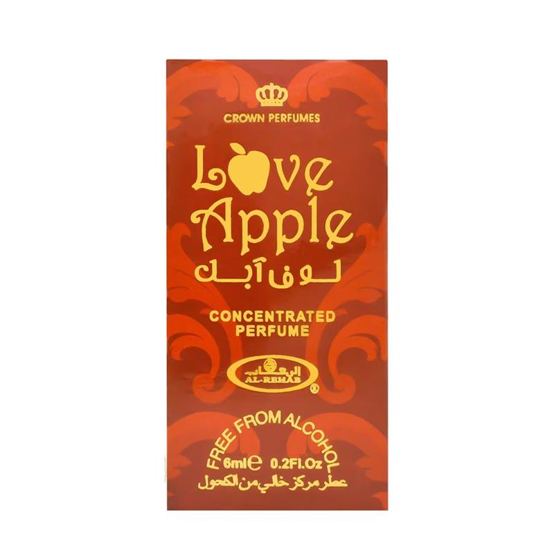 Al Rehab Love Apple for Women Concentrated Perfume Oil Rollerball, 6 Ml
