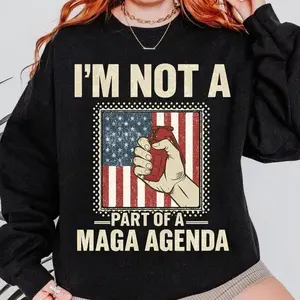 Don't Wanna Be An American Idt Punk Rock I'm Not A Part Of A Maga Agenda Shirt - Comfort Colors Political Protest Shirt