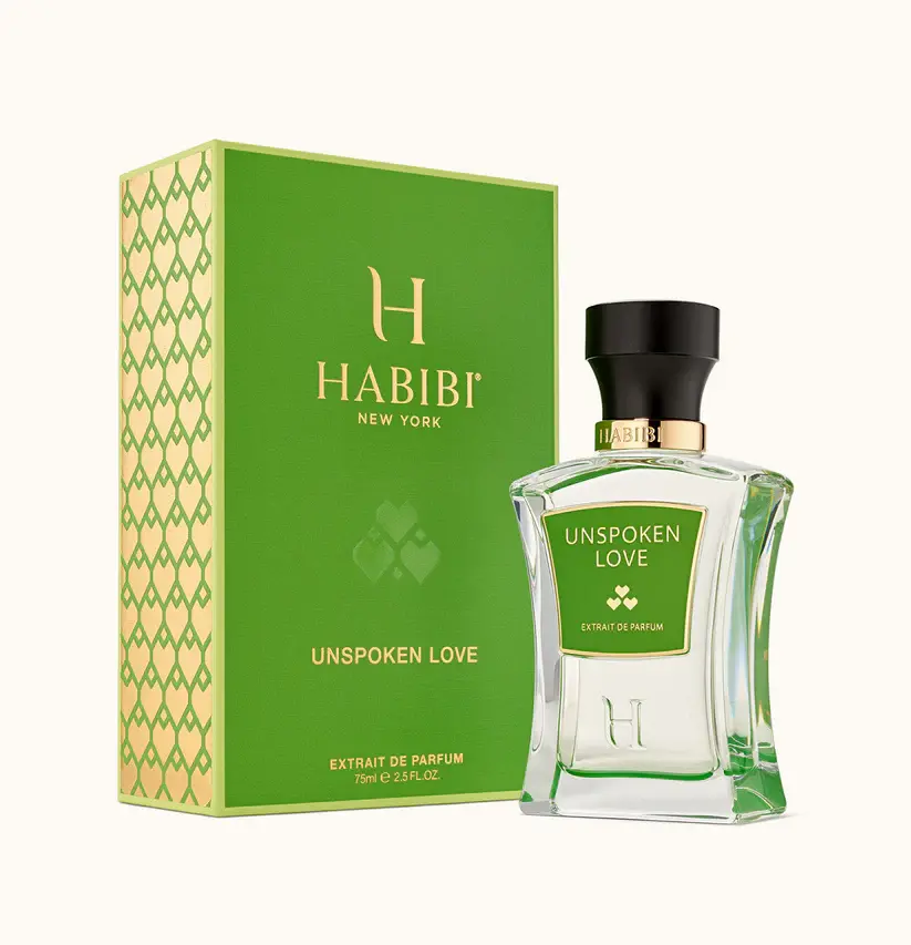 HABIBI NEW YORK Unspoken Love Extrait de Parfum, 75ml | Floral Pear & Citrus Unisex Fragrance with a Deep Musk Base | Luxury Signature Scent, Jasmine