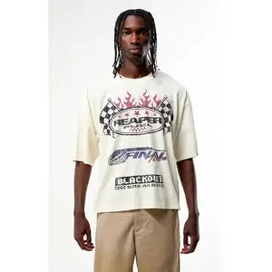Pacsun Men's Reaper Fuel Cropped Boxy T-Shirt